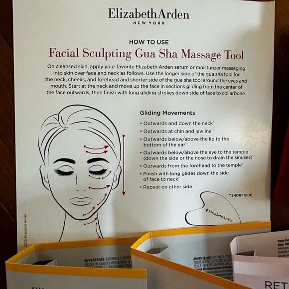 NEW Elizabeth Arden Facial Massage Tool Retinol Cream HydraPlay Prevage Samples - Picture 2 of 5